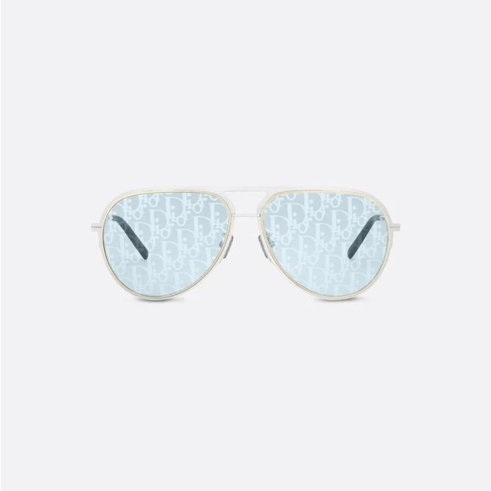 DIORESSENTIAL A2U • BLUE DIOR OBLIQUE VARIABLE-TINT PILOT SUNGLASSES